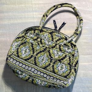 Vera Bradley RETIRED Cambridge Print Large Quilted Bowler Shoulder Bag